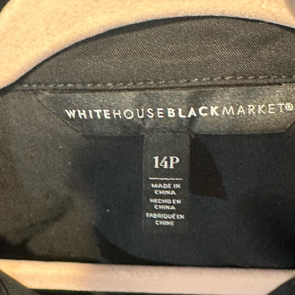 White House Black Market Black shirt dress
Size 14p - Picture 7 of 8